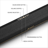 Marshall Heston 60 Soundbar - 5.1 Channel | Dolby Atmos Immersive Sound for TV, Movies, and Music | Bluetooth, WiFi, HDMI, 3.5 mm Aux Inputs - Black