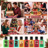 Sacubee 48 Packs Christmas Mini Hand Sanitizer Bulk Travel Size 1fl oz