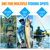 PLUSINNO Fishing Lures Fishing Tackle Box Fishing Bait Gifts for Men, Bass, Trout Fishing Accessories Kit for Saltwater & Freshwater Fishing Gear Including Topwater Lures, Hooks, Spinnerbaits PLUSINNO