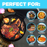 Pizza Maker 12-inch Pizzas Machine, Newly improved Cool-touch Handle Non-Stick plates Pizza oven & Calzone Maker Courant