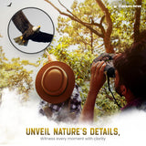 10x50 Compact Binoculars for Adults - Long Distance, High Powered Binoculars with Travel Case - Lightweight, Large Eyepiece, Water & Fog Proof - Hunting, Bird Watching, Cruise Tanaview