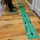 Golf Roll The Rock Putting Mat - Have Fun Perfecting Stroke, Alignment, Speed Control, Visualization, Consistency EyeLine Golf