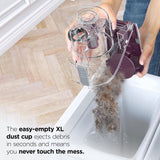 Shark HV322 Rocket Pet Plus Corded Stick Vacuum with LED Headlights, XL Dust Cup, Lightweight, Perfect for Pet Hair Pickup, Converts to a Hand Vacuum, with (2) Pet Attachments, Bordeaux/Silver