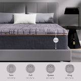 Nordhive 14 Inch Queen Mattress, Charcoal Cooling Gel Memory Foam, Green Tea Support Foam, Medium Feel, Support Couples & Hot Sleepers, Motion Isolation for Sleep, Queen Bed in a Box