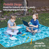 ECR4Kids The Surf Portable Activity Lap Desk with Cushion