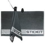 STICKIT XL Magnetic Golf Towel, Premium 35" x 20" Microfiber with Deep Waffle Pockets, Industrial Strength Magnet | Easy Clean