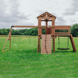 Backyard Discovery Sterling Point Cedar Wood Swing Set