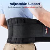 Back Brace for Men Lower Back Pain Relief Lumbar Support Brace Waist Belt with Ergonomic 3D Silicone Pad for Heavy Lifting Work, Herniated Disc, Sciatica, S/M