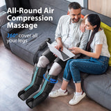 Leg Massager with Heat and Compression, Leg Massager for Circulation and Pain Relief FSA HSA, 3 in 1 Air Compression Boots CINCOM