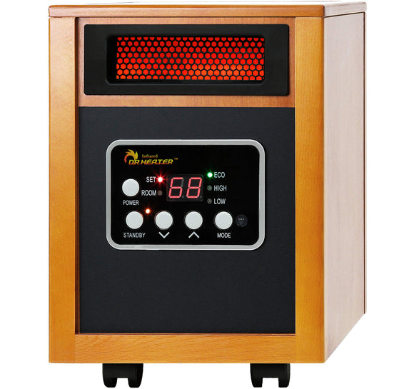 Infrared Heater Portable Space Heater, Original, 1500-Watt, Cherry (Pack of 1) DR. INFRARED HEATER