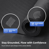 Extra Large Yoga Mat – 72"x48" or 78"x57", Non-Slip TPE Exercise Mat for Women & Men, Available in 1/4" to 1/2" Thickness, for Home Gym, Yoga, Pilates & Barefoot Workouts, with Towel, Straps & Carry Bag