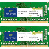 Timetec 16GB KIT (2x8GB) DDR4 2666MHz (PC4-2666V) PC4-21300 SODIMM Laptop RAM