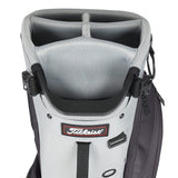 Titleist Players 5 Gray/Graphite/Black Golf Stand Bag with Premium Double Strap, 5-way Top Cuff, and External Drink Sleeves Titleist
