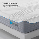 Bedgear H4 Performance Queen Mattress - Hybrid Memory Foam Mattress, Medium Firm - Adaptive React Foam for Comfort, Instant Cooling by Ver-Tex Technology