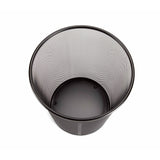 Trashcan Wastebasket for Trash or Recycle in The Home, Office, or Garage, Black, 6 Gallon