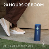 Ultimate Ears MEGABOOM 4 Portable Waterproof Bluetooth Speaker with Immersive 360-Degree Sound and Balanced Bass, Floating Speaker with 20-Hour Battery and 147ft (45m) Range - Blue