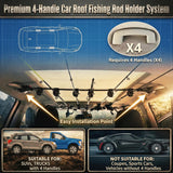 Jorazor Fishing Rod Holder for Car,Fishing Pole Holder for Car,Fishing Pole Storage Inside Carrier Racks for SUV/Wagons/Van/Jeep/Truck