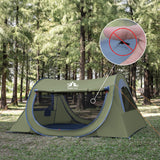 Night Cat Pop-up Camping Tent: 2 Person Tent Waterproof Instant Easy Setup Tunnel Tent