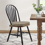 Shinnwa Dining Chair Cushions Set of 4, High-Resilience Foam Windsor Seat Pads,