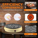 Mini Pancakes Maker Machine, Dutch Mini Pancake Griddle | Yellow Baker's Friend