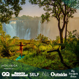 JadeYoga Voyager Yoga Mat - Lightweight & Portable Rubber Yoga Mat - Non-Slip Exercise Mat for Women & Men - Great for Yoga, Home Workout, Gym Fitness, Pilates, Stretching, and More (68" Purple) JadeYoga