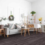 Sorbus 80 Sq. Ft. Wood Grain Floor Tiles Foam Mat EVA Interlocking Mats Tile 3/8-Inch Thick Flooring Wood Puzzle Exercise Mats w/Borders - Home Playroom Basement, Apartment, Trade Show, Baby, Dance