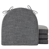 IPYNBAP Chair Cushions for Dining Chairs with Ties and Removable Cover, Dining Kitchen Chair Pads with Non-Slip Bottom