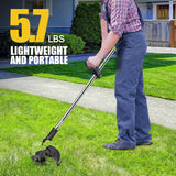 Cordless Weed Wacker Electric Weed Eater 12" 20V String Trimmer Battery Operated with 8 Pcs Spool Trimmer Lines