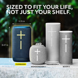 Ultimate Ears EVERBOOM Wireless Bluetooth Portable Speaker, Big Bass and Immersive 360-Degree Sound, Floatable Waterproof Speaker IP67, up to 20-Hour Battery and 180 ft (55 m) Range - Charcoal Black