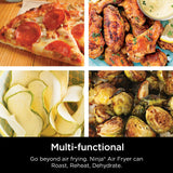Ninja Air Fryer, Roast, Bake, Air Fry, Roast, Broil, Reheats, & Dehydrates, 4-in-1, Fries, Frozen Food, Veggies, and Juicy Meat Ninja