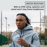 The Best Truly Wireless Noise Cancelling Earbuds, Made from Recycled Plastic Materials, Clear Bluetooth Signal, Black Sony