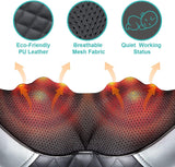 Neck Massager, Portable Electric Shiatsu Back Massage Device with Heat, Deep Tissue 3D Kneading Pillow for Muscle Pain Relief Medcursor