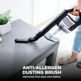 Shark Vertex Pro Cordless Stick Vaccum | Lightweight 2-in-1 Vacuum with Removeable Handheld, DuoClean Powerfins, HEPA, IQ Display & Self Cleaning Brushroll | 120-Min Runtime | Black/Silver | IZ682H
