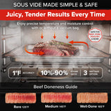 Nuwave PFAS-Free Steam Oven & Air Fryer, All-in-One Convection Cooker with Precision Steam Control, Toast, Air Fry, Sous Vide