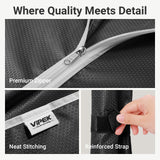 VIPEK V5C Heavy Duty Covered Clothes Rack Portable Closet Rack, Black Metal Clothing Rack with Black Upgarded Polyester Cover, Adjustable Custom Freestanding Closet Wardrobe, Max Load 800LBS