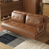 NessCarsti 70.86" 3-in-1 Modern Convertible Fold Out Sofa Bed, Small Space
