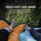 Teton Celsius XL +20F Sleeping Bag; Cold Weather Sleeping Bag; Great for Family Camping; Free Compression Sack, Green, Right Zip