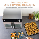 Ninja | French Door Premier | Air Fryer, Convection Oven, Toaster | 5-qt Air Fry Basket, Sheet Pan, Wire Rack, Broil Rack | PFAS-free Cooking Surface, Dishwasher-safe Accessories | FO101 (NEW)