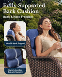 HILLGA Luxury 5 PCS Outdoor Swivel Rocker Patio Chairs of 2