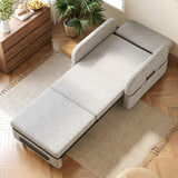 NessCarsti Convertible Sleeper Chair, Put Out Sofa Bed with Hidden Storage