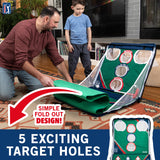 Franklin Sports PGA Whirlball Putting Green Golf Game - Golf Putter Game Set with Whirlball Target + Putting Matt - Adjustable Putter & 6 Foam Balls - Fun Indoor Set for Adults + Kids