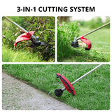 Amerisun AM4532 Gas Brush Cutter & Trimmer – High-Powered 2-Stroke Engine, Dual Cutting Heads, Lightweight & Easy to Use