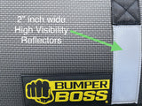 BumperBoss Bumper Guard - New & Upgraded Rear Bumper Protector for Cars and SUVs (76” Wide x 8” Tall) BumperBoss