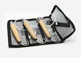 Set of 3 Cedar Plug trolling Fishing Lures 6 inch Natural Cedar Fully Rigged with 150 Lb Mono! Packaged in Black MESH Bag! Ready to be fished Out of the Packaging