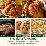 Cuisinart ClearView Large 9-Quart Basket Air Fryer with ClearView Window, Digital Control Panel, 5 Functions, 3 Air Fry Presets, 2 Custom Presets, Easy Clean, PFAS-Free, 3 -Year Warranty, AFC-9