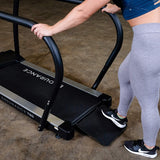 Body-Solid Endurance (T50) Rehab Walking Treadmill 1.5 HP Motor for Home and Commercial Use, Rehabilitation Treadmills 310 lbs. Capacity with LED Display and Wide Walking Pad, Black