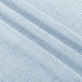 Macochico Extra Wide Pinch Pleated Sliding Door Curtains 150”Wx84”L with Tieback Natural Linen Privacy Curtain for Living Room Bedroom Home Office Light Filtering, Light Blue, 1 Panel