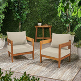 Water-Resistant & Fade-Resistant Patio Furniture Cushions with Removable Cover Deep Seat & Back Cushion