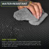 ProsourceFit Extra Thick Puzzle Exercise Mat , EVA Foam Interlocking Tiles for Protective, Cushioned Workout Flooring for Home and Gym Equipment, Black - 1 inch - 24 Sq Ft - 6 Tiles ProsourceFit