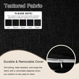 Chair Cushions for Metal Dining Chairs Set of 4 Non Slip Thick Textured Chair Pads for Dining Chairs